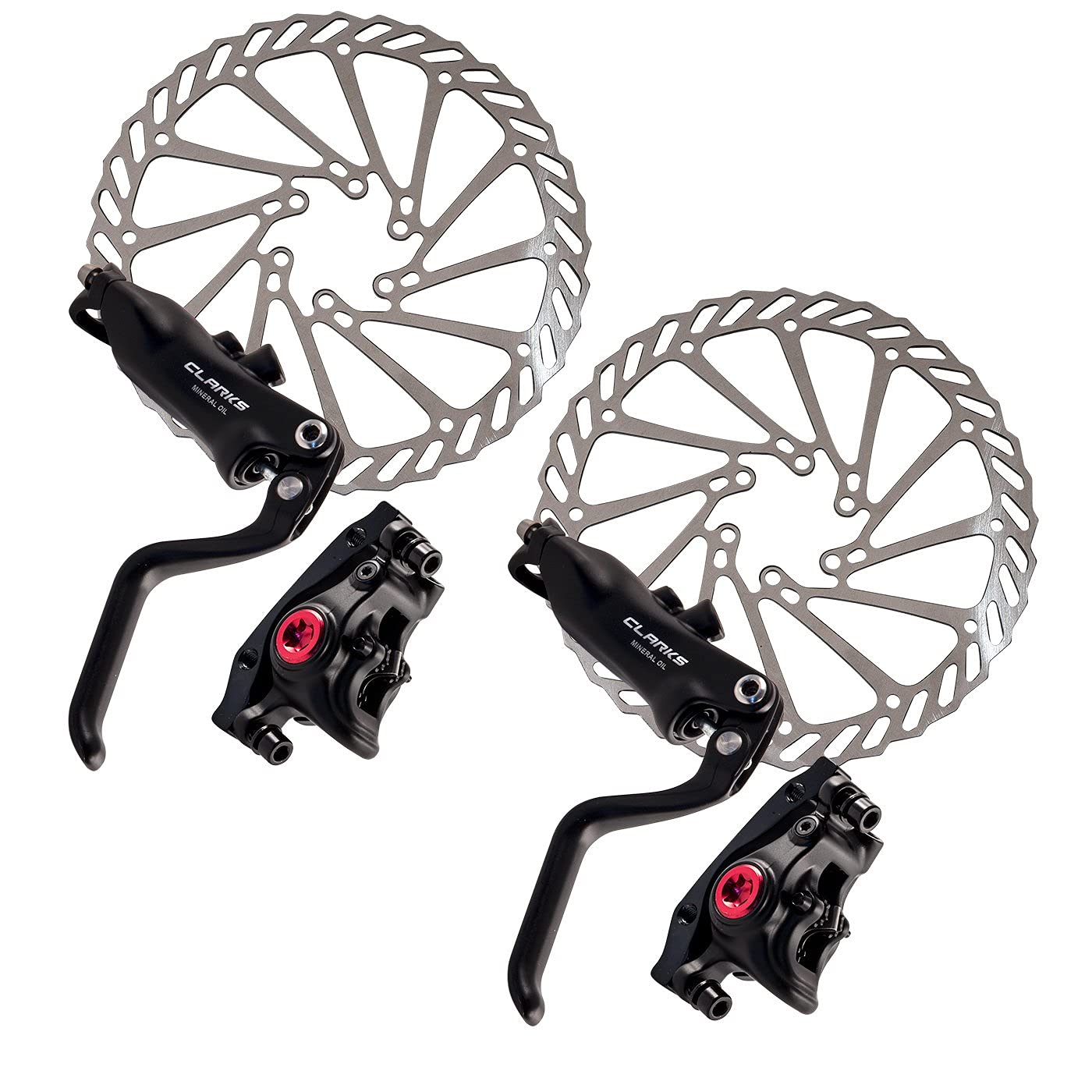 Clarks M3 Hydraulic Front Rear Disc Brake SET 160mm Greyville