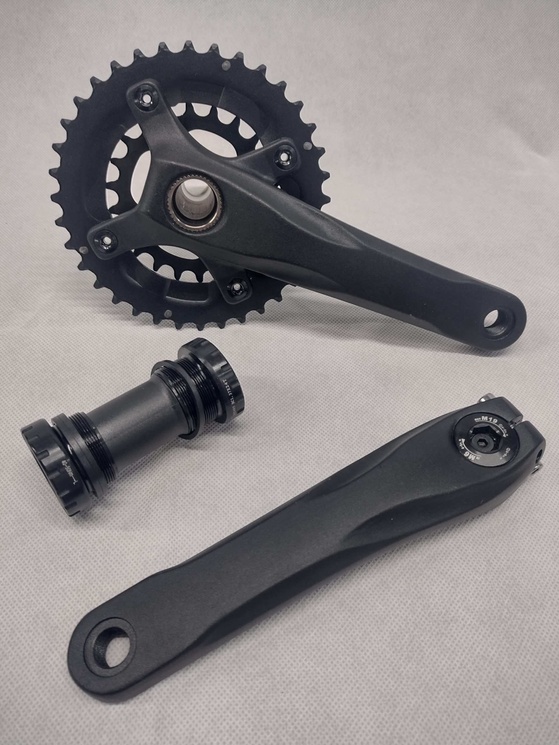 GTB 2 X 10S Chainset - 22/36T, Including Bottom Bracket, 175mm