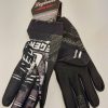 Legend Full Finger Winter Gloves - Medium - Blk/Wht