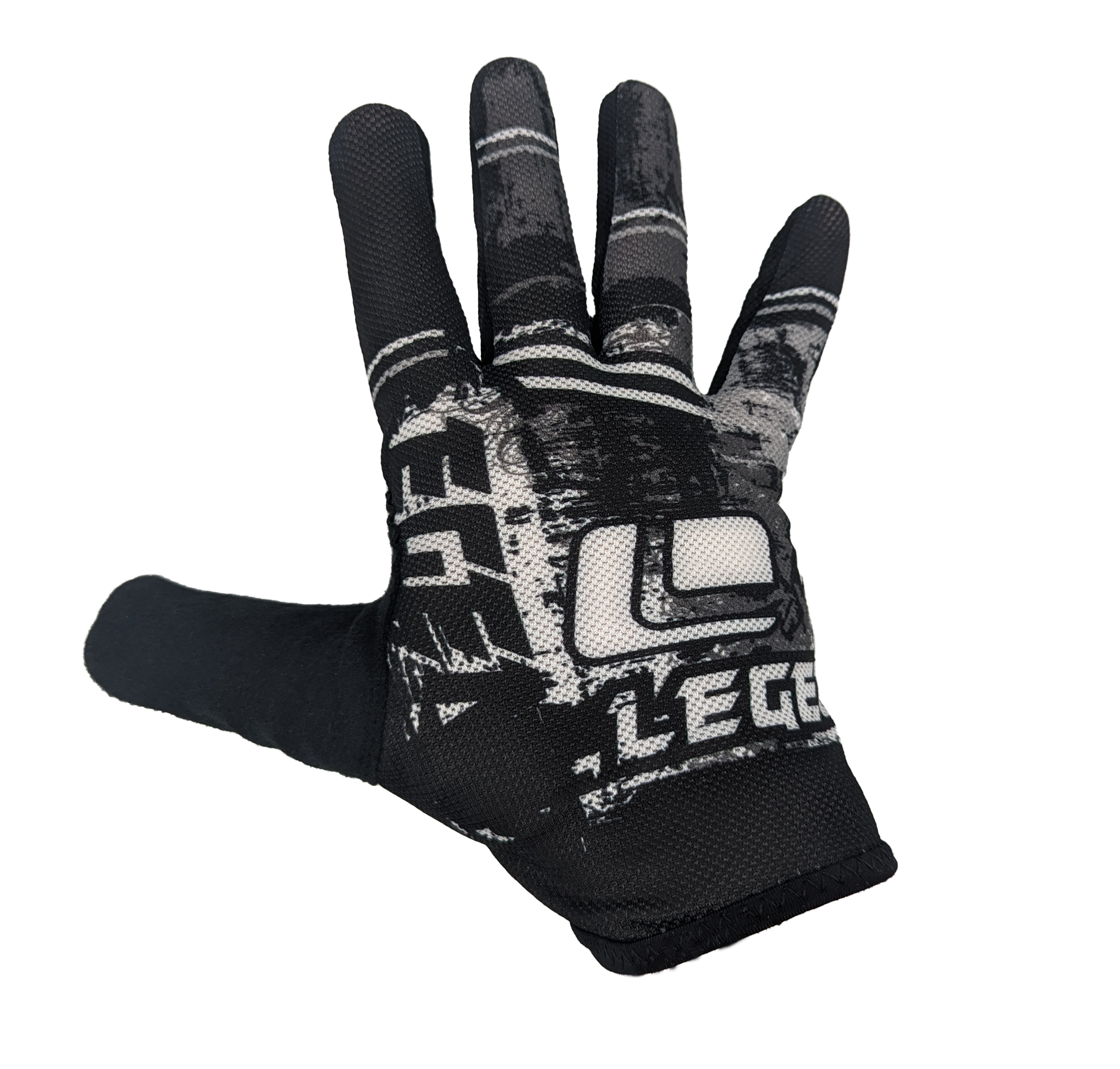 Legend Full Finger Lightweight Gloves - Medium - Blk/Wht