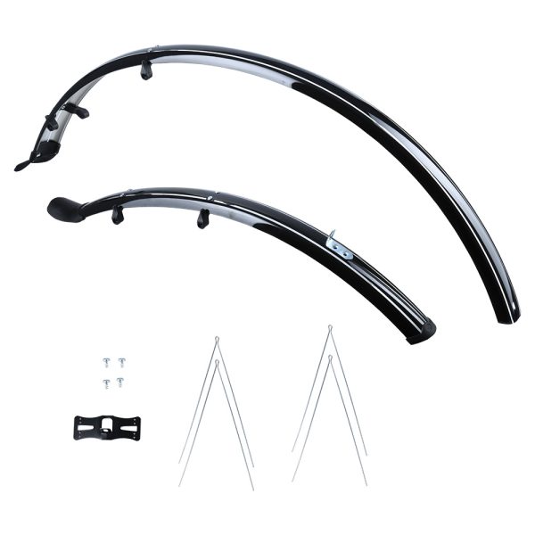 Oxford 700c Hybrid 46mm Mudguard Set Black