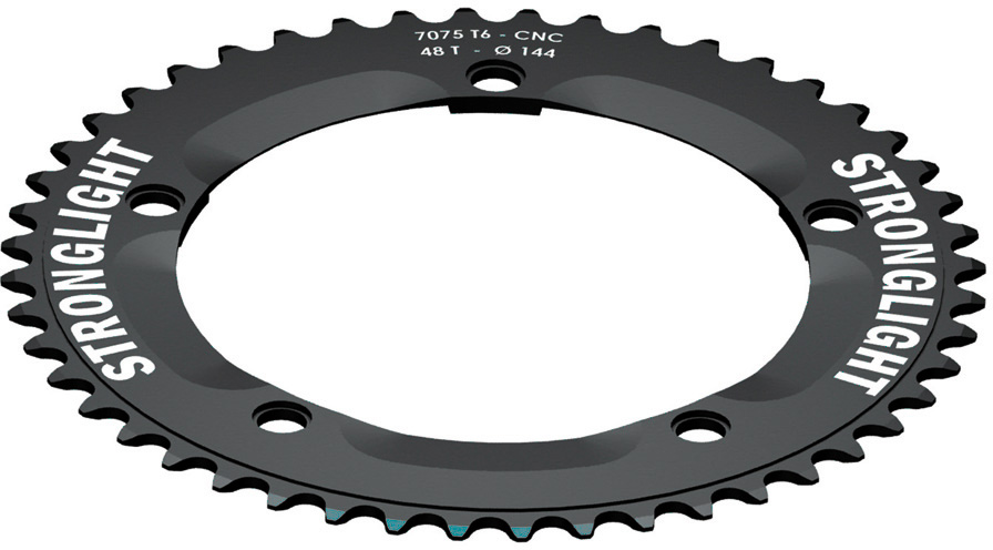 50T 5-Arm 144mm Chainring Track Black Stronglight