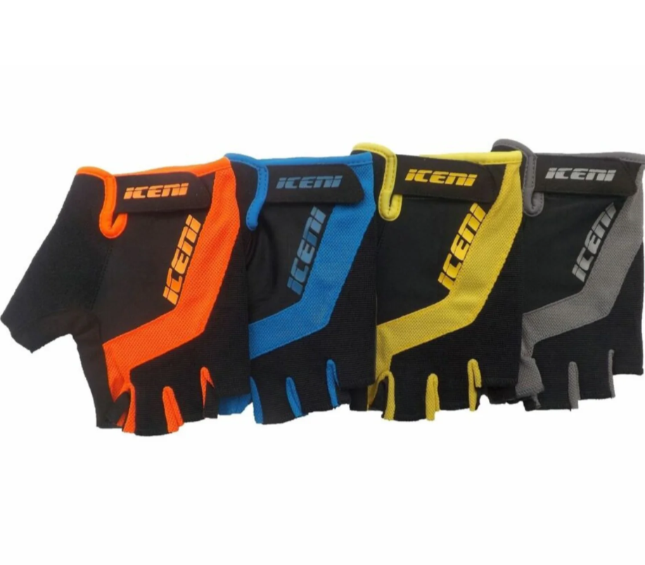 Iceni Cycling Mitts Yellow Medium