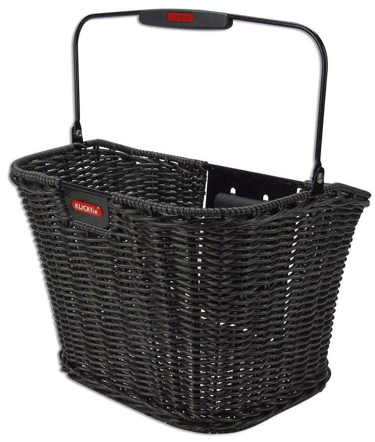 KF895RZ Rixen & Kaul Black Structura Retro Front Basket