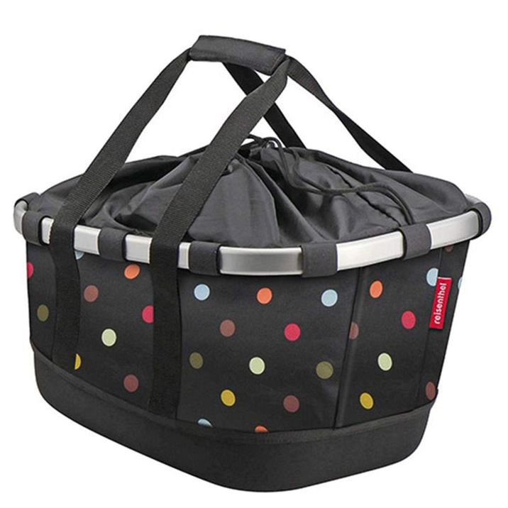 FA846D Rixen & Kaul Rear Bikebasket GT With Uniklip : Dots 0304UDO