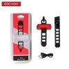 Gaciron 15 Lumens, Intelligent USB Charging Bicycle Rear Light, Fully Transparent Case