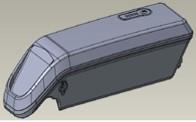 SR Suntour HESC Phylion battery unit (Li-ion, Down-tube type, 36V-12AH, CANBUS protocol)