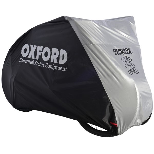 OXCC102 Oxford 3 Bikes Aquatex Outdoor Bike Cover Size: 200cm x 105cm x 110cm