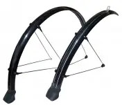 STRONGLIGHT ALU CHROME MUDGUARD  48mm 28" E Version GLOSS BLACK (912232)