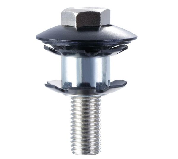 Greytek - Hollow Bolt Alloy Top Cap Kit - Black - (1" 1/8)